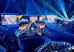 Panggung FFWS Global Finals 2025 di Indonesia Arena (FOTO: Indogamers.com/Ica Juniyanti)