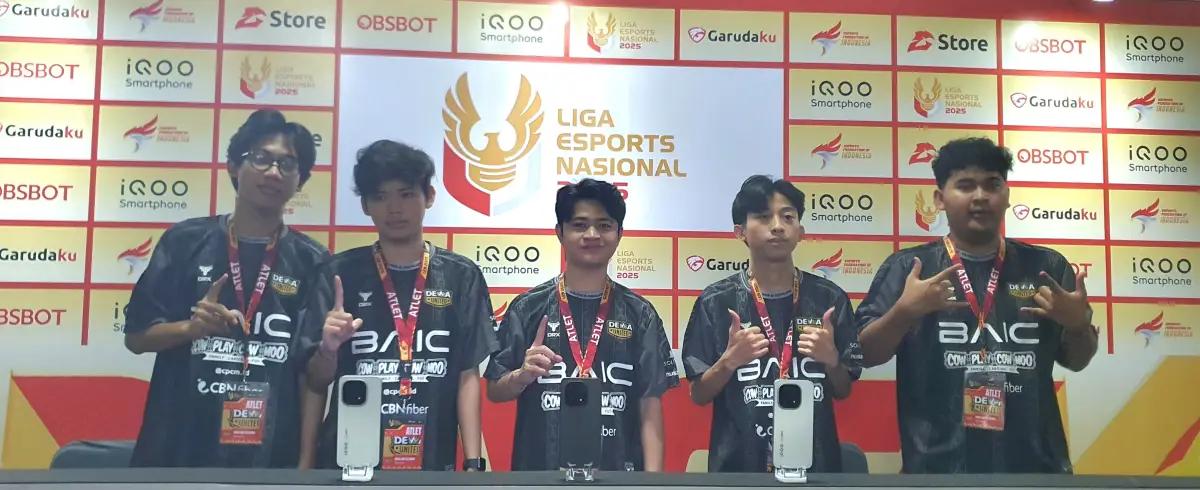 Dewa United Osiris di Liga Esports Nasional 2025 (FOTO: Indogamers.com/Ica Juniyanti)