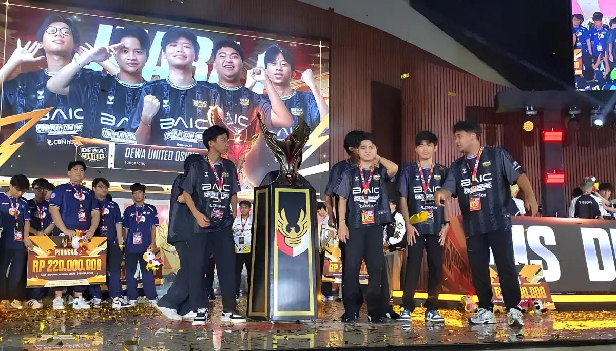 Dewa United Osiris juara Liga Esports Nasional 2025 (FOTO: Indogamers.com/Ica Juniyanti)