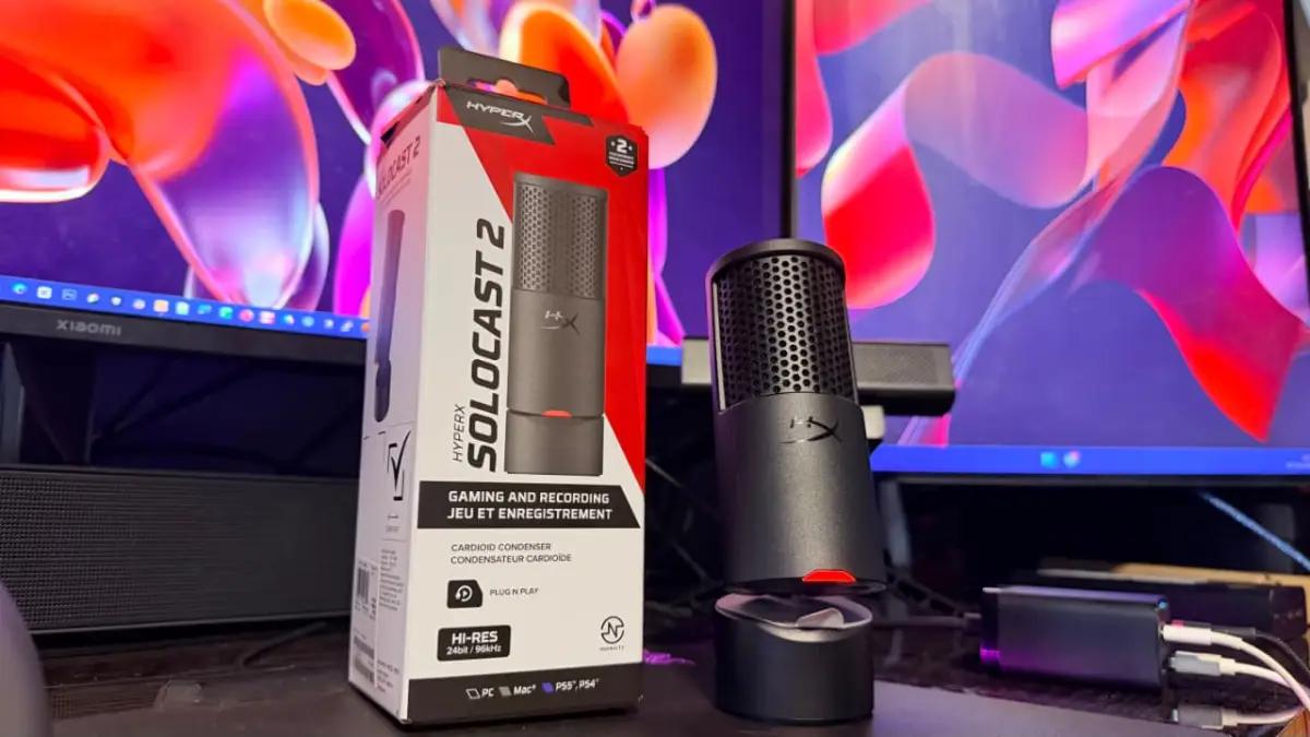 HyperX SoloCast 2 mikrofon gaming canggih rekomendasi untuk sobat gamers (FOTO: Indogamers.com/Ica Juniyanti)