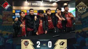 Kejutan Civil War M7! Alter Ego Bantai ONIC 2-0, Raja Langit Terlempar ke Lower Bracket(FOTO: Indogamers/Rozi)