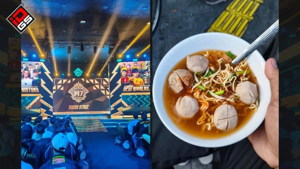 Aroma Kaldu di Sela Sorak Para Penonton M7, Cerita Pak Anto dan Berkah Esports Mobile Legends di MPL Arena(FOTO: Indogamers/Rozi)
