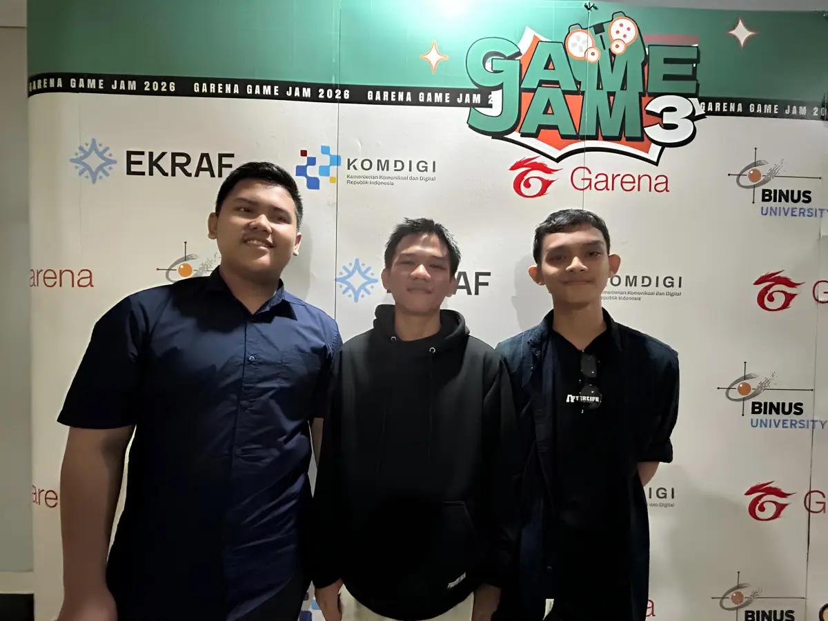 Tim dari SMKN 1 Cibinong Bogor peserta termuda di Garena Jam3 kompetisi game developer muda Indonesia (FOTO: Indogamers.com/Ica Juniyanti)
