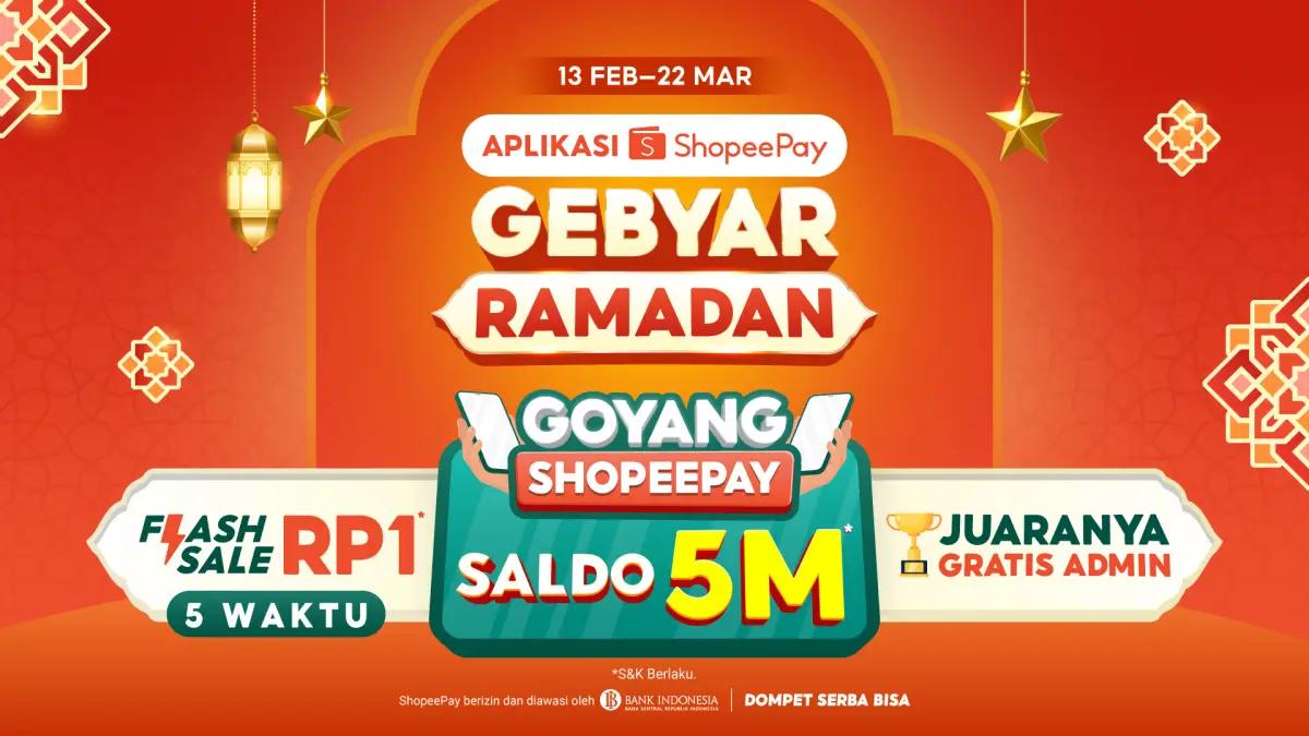ShopeePay Gebyar Ramadan 2026: Bagi-bagi Paket Umrah dan Saldo Total Rp5 Miliar!(FOTO: ShopeePay)