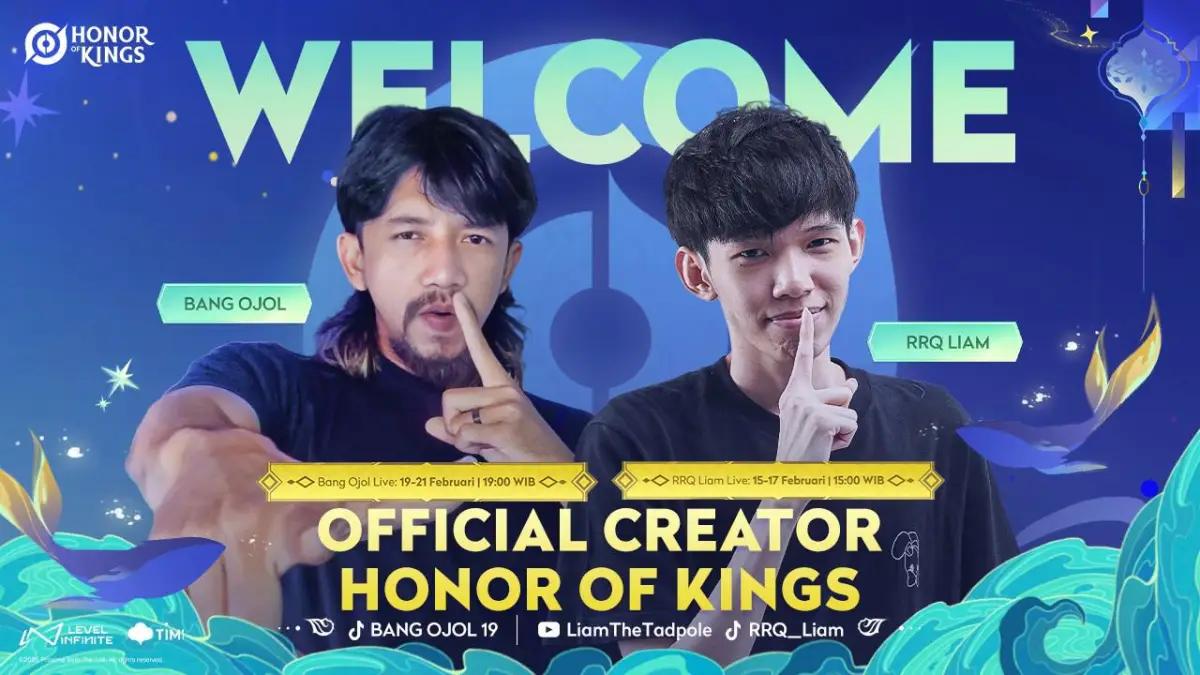 HOK Creator 2026 Liam dan Bang Ojol 19 (FOTO: Dok.honorofkings)