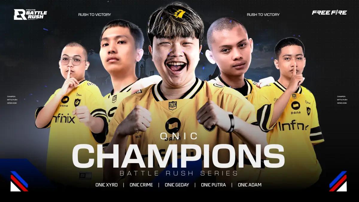 Landak Kuning Menggila! 5 Fakta ONIC Juarai FFBRS 2026: Modal Manis Menuju Panggung Internasional(FOTO: Garena)