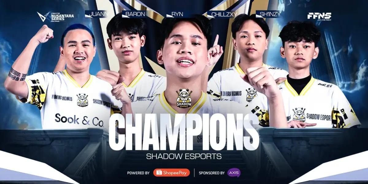 Kalahkan 11 Tim, Shadow Esports Wakili Indonesia ke FFWS SEA 2026 Spring (FOTO: Garena)