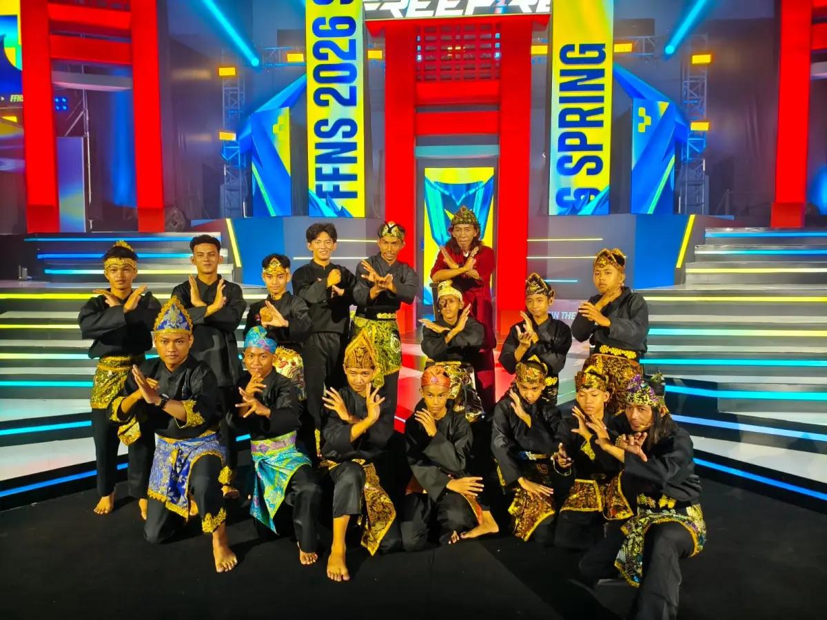 Kala Sanggar Anna Kumari Menjaga Tradisi Pencak Silat Palembang Darussalam di Panggung FFNS 2026 Spring(FOTO: Indogamers/rozi)