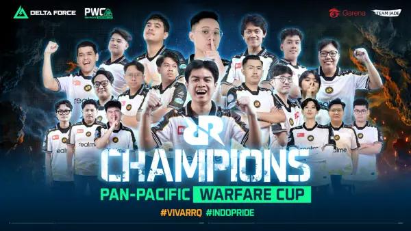 Dominasi Sang Raja, RRQ Angkat Piala Pan-Pacific Warfare Cup 2026 Mode Delta Force(FOTO: Garena)