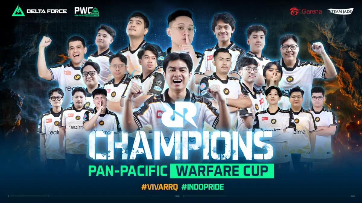 Dominasi Sang Raja, RRQ Angkat Piala Pan-Pacific Warfare Cup 2026 Mode Delta Force(FOTO: Garena)