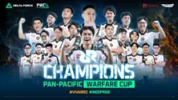 Dominasi Sang Raja, RRQ Angkat Piala Pan-Pacific Warfare Cup 2026 Mode Delta Force(FOTO: Garena)