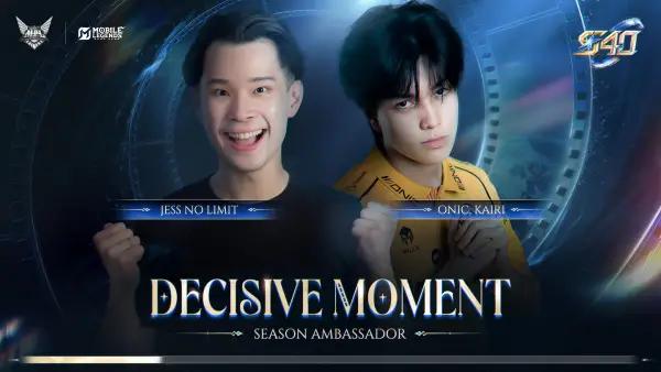 Strategi Solo Rank ala Jess No Limit dan ONIC Kairi, Season Ambassador MLBB Season 40(FOTO: mpl.com)