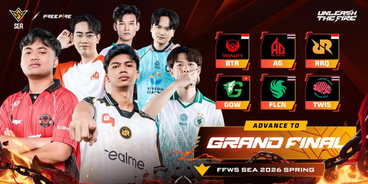 Bigetron dan RRQ Kazu Lolos Grand Finals FFWS SEA 2026(FOTO: Garena)