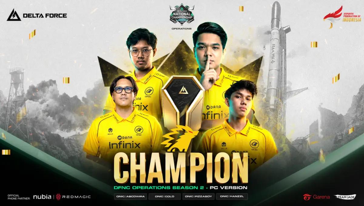 ONIC Juara DFNC Season 2 PC, Lolos Pan-Pacific 2026(FOTO: Garena)