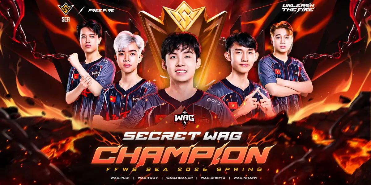 Secret WAG Juara FFWS SEA 2026, Tim Indonesia Amankan Tiket EWC 2026(FOTO: Garena)