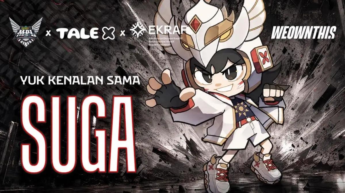 Kolaborasi MPL ID, Tale X, dan Kemenekraf Lahirkan Maskot Suga(FOTO: MOONTON)