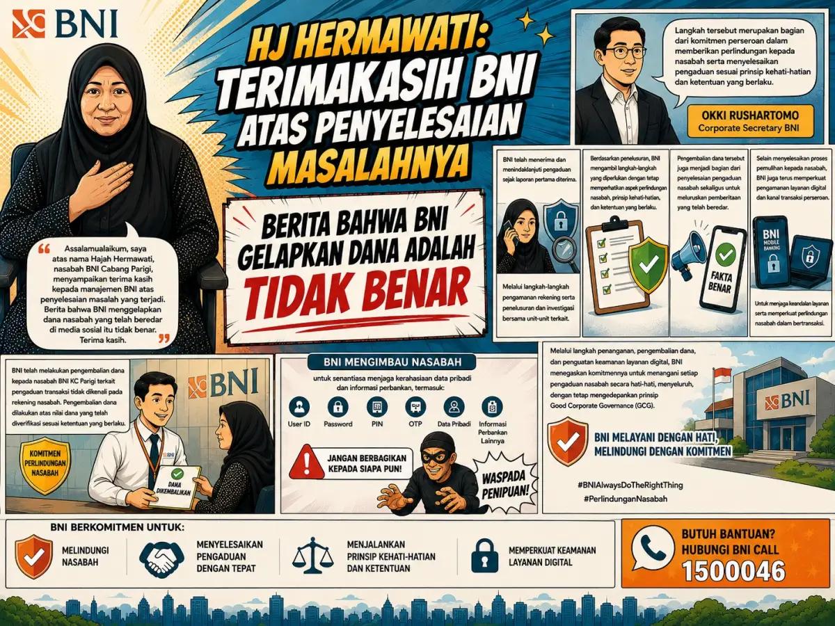 Hajjah Hermawati/BNI