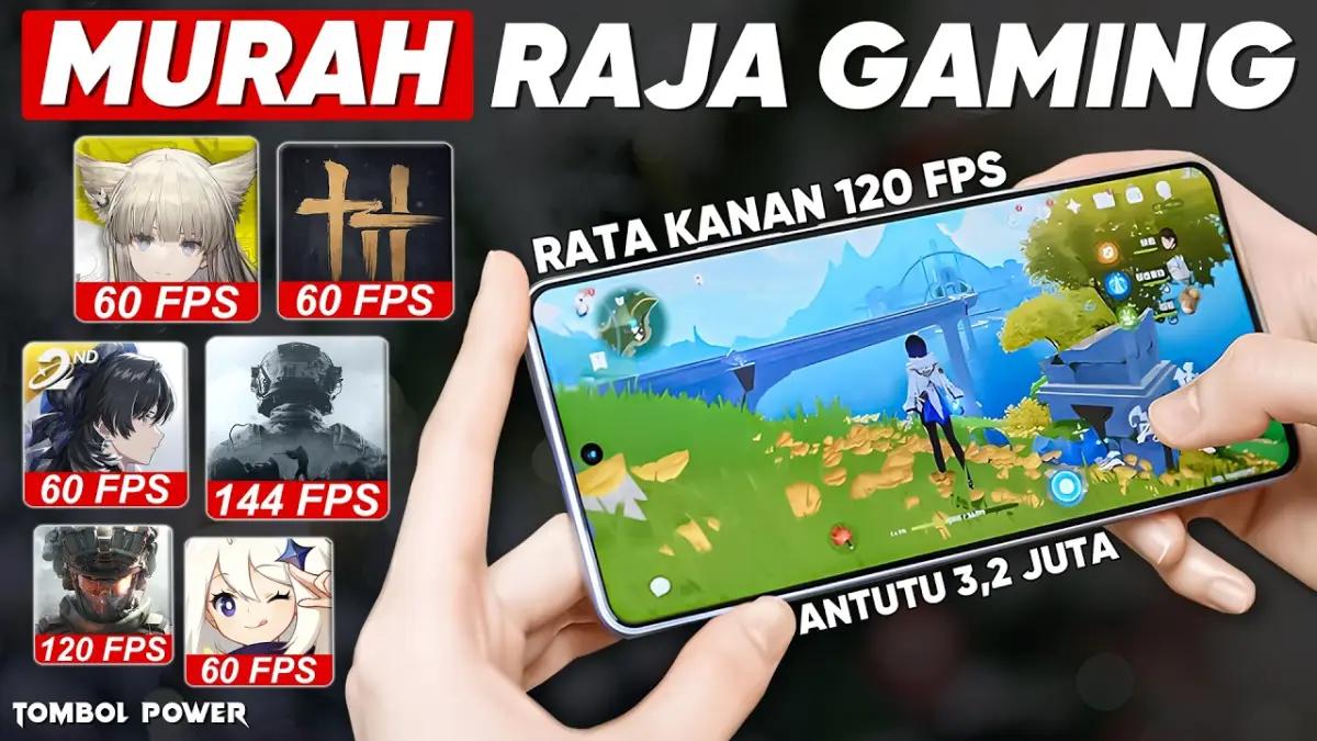 7 HP Gaming Top Tier Termurah Edisi Mei 2026, Libas Game Berat Rata Kanan(FOTO: Tombol Power)