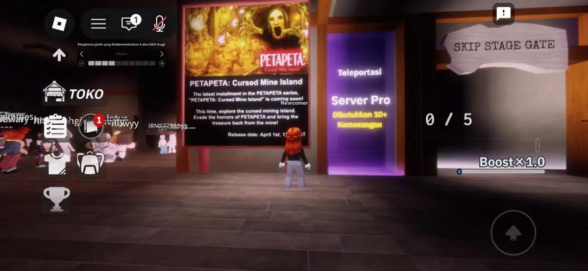 5 rekomendasi Map Horor di Roblox (FOTO: Tngkap Layar: Game Roblox)
