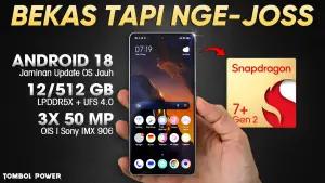 7 HP Second Kelas 3 Jutaan Terbaik Tahun 2026 yang Masih Sangat Layak Pinang(FOTO: YT  Tombol Power)