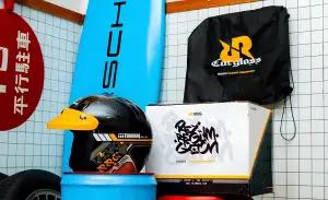 Helm Cargloss x RRQ Hadir dengan Identitas Khas RRQ (FOTO: Dok. Cargloss x RRQ)