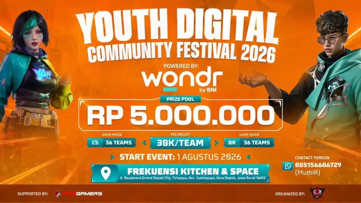 Youth Digital Community Festival 2026 by Wondr BNI