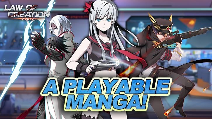Manga yang bisa dimainkan! Law of Creation sekarang terbuka untuk pre-registrasi
