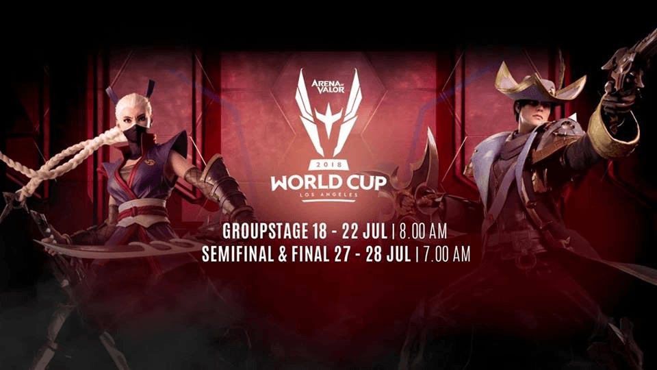 Saksikan & Dukung Tim AOV Indonesia Dalam Arena of Valor World Cup 2018 di Los Angeles, Amerika Serikat!!!!