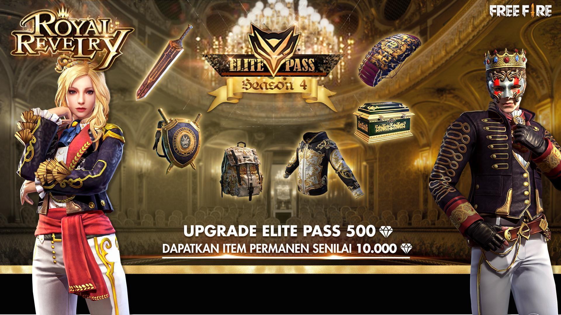 Elite Pass Terbaru Garena Free Fire: Royal Revelry
