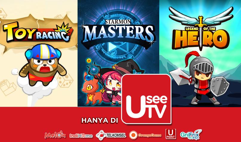 OrangeGame Bekerjasama Dengan IndiHome, Berikan 3 Game Seru Di UseeTV