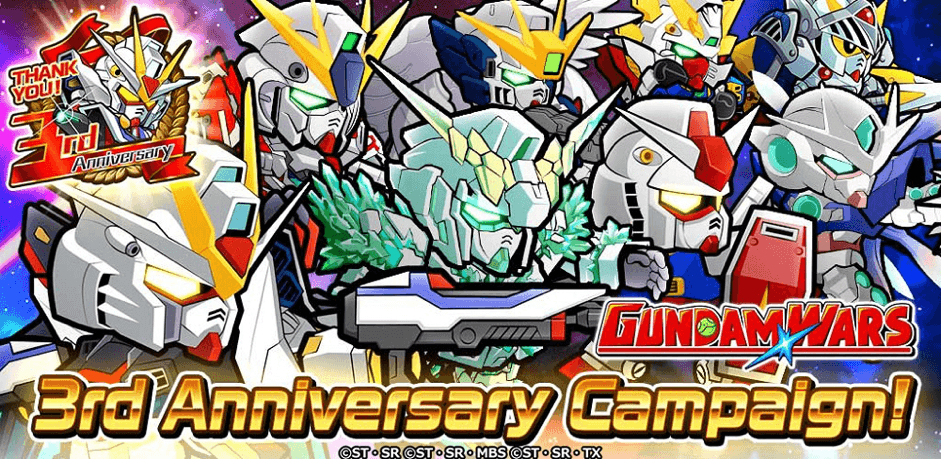 Line Gundam Wars Mobile Rayakan Ulang Tahun Ke-3 Dengan Adakan Beragam Kampanye