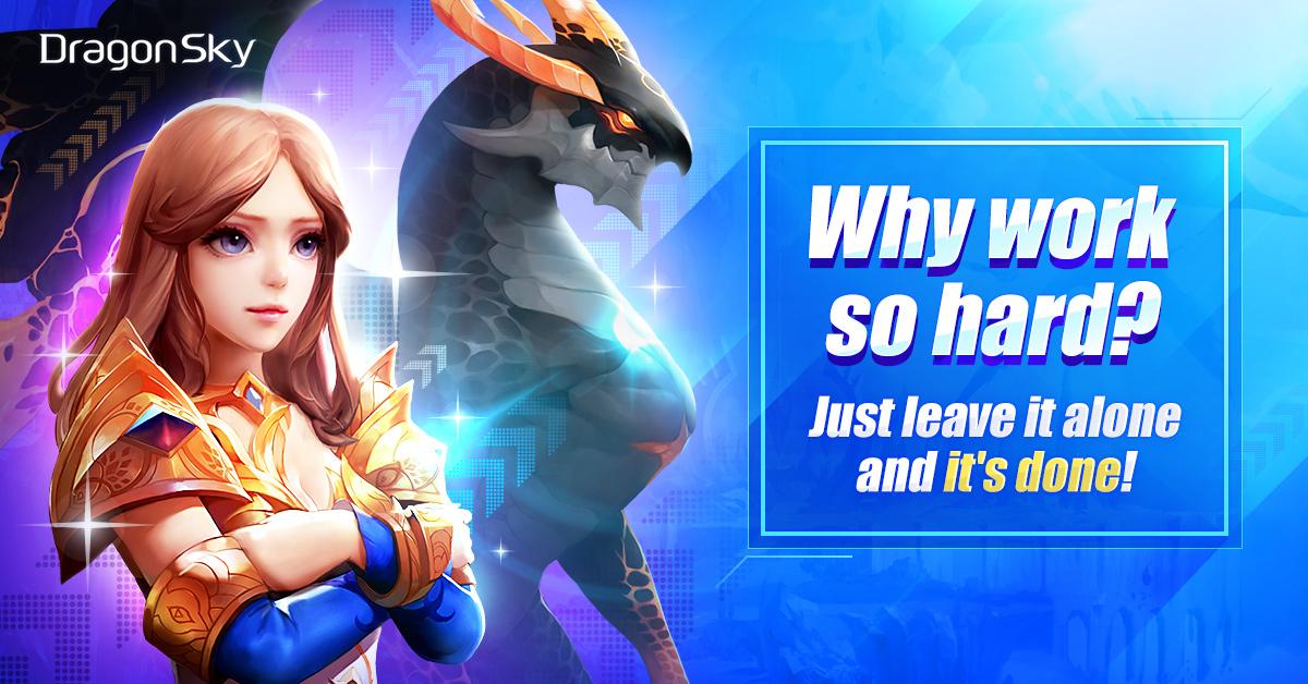 Com2us Rilis Game DragonSky Bergenre Game Idle Shooting RPG