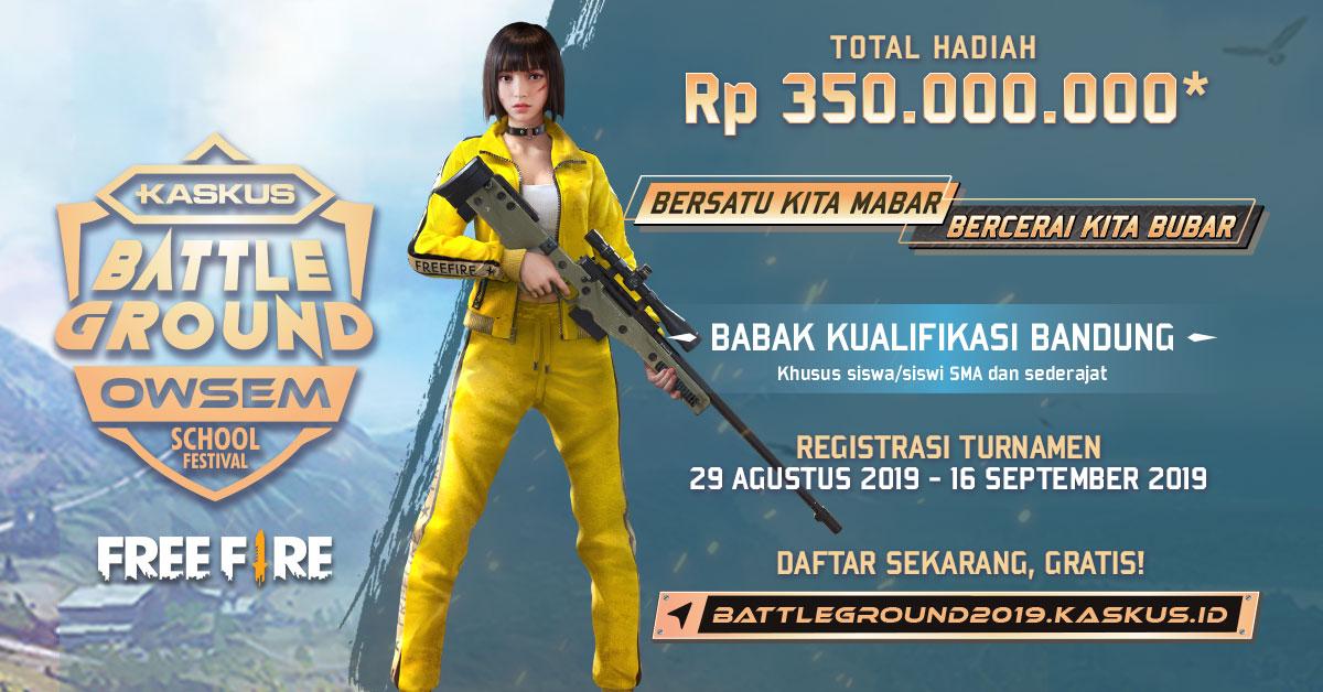 Gamer Bandung Udah Siap Battle di KASKUS Battleground Owsem School Festival?