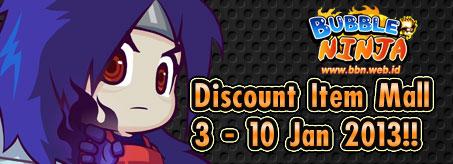 Bubble Ninja Diskon Item Mall 3!