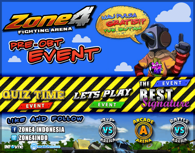 Ikut Event Zone4 Bisa Dapat Pulsa Gratis!