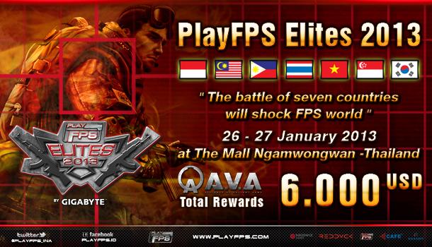 International E-sport PlayFPS Elites 2013 Thailand Dimulai!