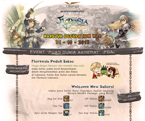 Florensia Ngadain Banyak Event Seru!