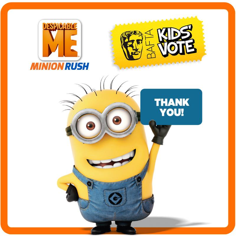 Despicable Me: Minion Rush Diunduh Sebanyak 150 Juta Kali dan Memenangkan BAFTA Kids Award