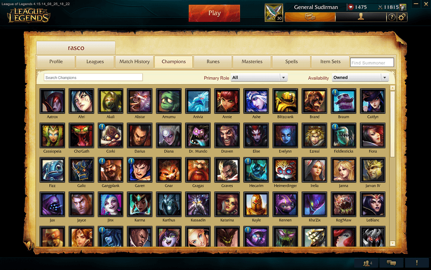 Mengenal Game League of Legends Part 2, Peran Champion, Jenis Champion Dan Kekuatannya