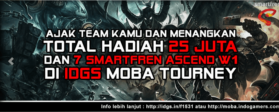 Hadiah IDGS MOBA TOURNEY Makin Banyak!