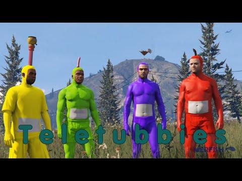 Inilah Kelakuan Kocak Para Karakter GTA V Saat Mereka Menirukan Video Opening Teletubies