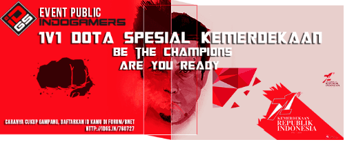 Buktikan Kemampuan Main Dotamu di Event Public Indogamers 1 Vs 1