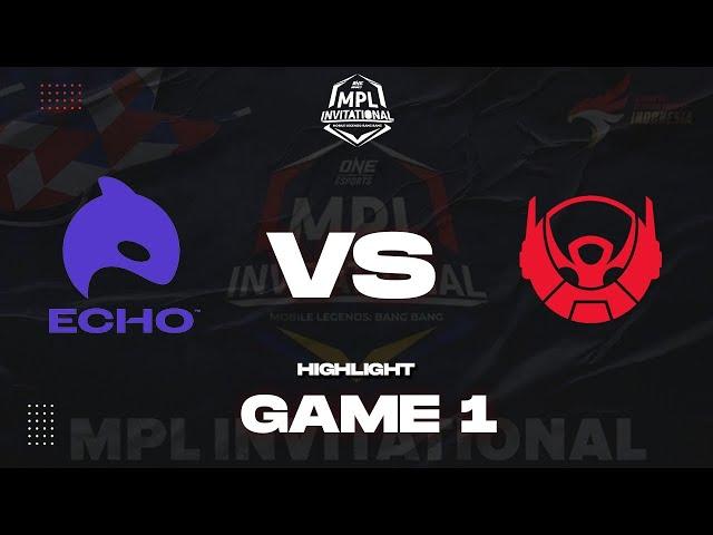 ECHO vs BTR, EPIC BATTLE I HIGHLIGHT MPL INVITATIONAL 2023 I MATCH 1