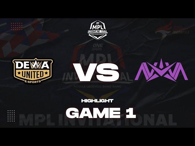 DOMINASI DEWA UNITED BUAT NOVA TAK BERKUTIK I HIGHLIGHT MPL INVITATIONAL 2023