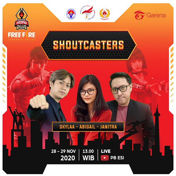 Caster Free Fire Piala KONI 2020