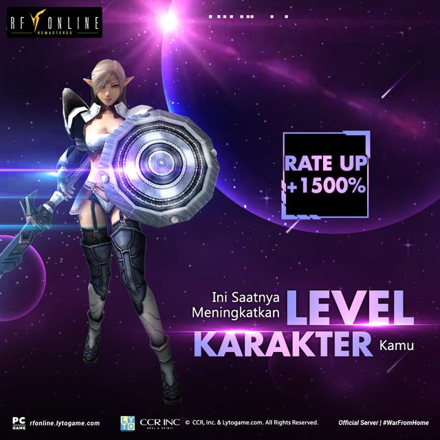 RF Online Remastered Tingkatkan Rate Semua Server di Event Shining & Destiny