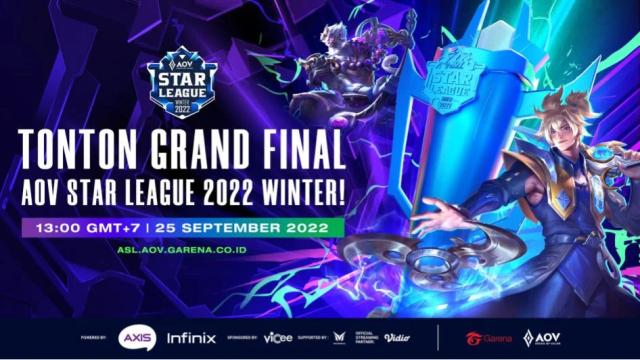 Saksikan Grand Final AOV Star League 2022 Winter Akhir Pekan Ini!