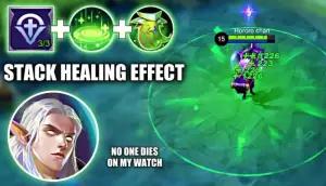 Estes, salah satu hero support Mobile Legends dengan skill healing kuat. (sumber: Youtube/Hororo Chan)