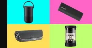 Ilustrasi speaker bluetooth.