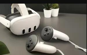 Ilustrasi headset VR.